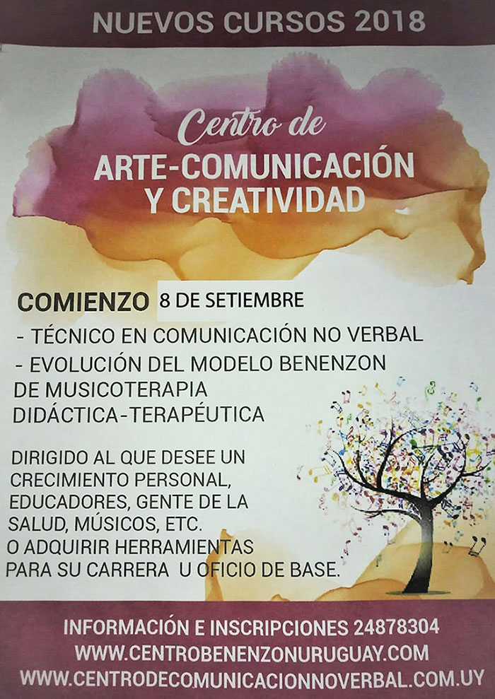 Nuevo Curso Centro Benenzon Uruguay